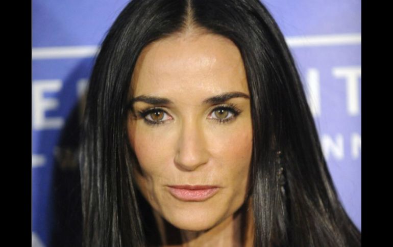 Demi Moore fue noticia en los últimos meses por su separación de Ashton Kutcher. ARCHIVO /
