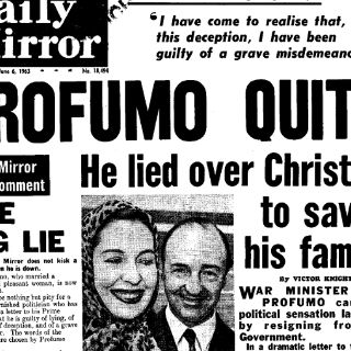La National Portait Gallery recuerda los 50 años del escándalo Profumo