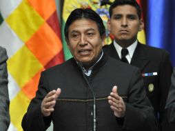 David Choquehuanca, canciller boliviano. AFP /
