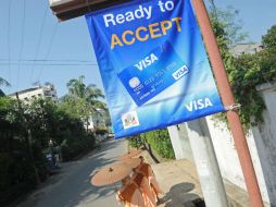 Visa anuncia un beneficio neto de 2 mil 563 millones de dólares en el primer semestre de su año fiscal. ARCHIVO /