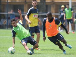Las Águilas del América preparan el duelo del sábado ante Tigres. NTX /