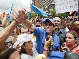 Capriles presentará la impugnación ante el TSJ a pesar que el plazo para introducirla concluía el lunes. EFE /