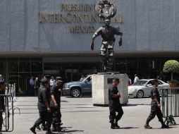 Autoridades establecen un cerco de seguridad en la zona hotelera de Polanco, donde se hospedará Obama. SUN /