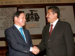 De parte de la ciudad asiática estuvo como representante el mayor Wan Su Park.  /