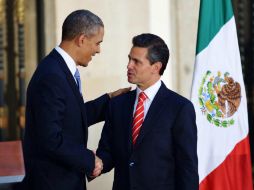 Los mandatarios subrayaron reiteradamente en su encuentro bilateral que cuando a México le va bien, a EU le va bien. AFP /