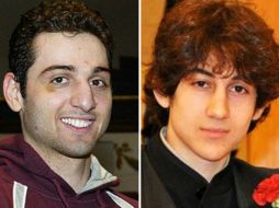 Tamerlan Tsarnaev (i) murió en un tiroteo y Dzokhar Tsarnaev se encuentra bajo custodia (d). AP /