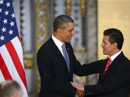 Obama y Peña Nieto firman acuerdo en materia educativa, anuncian equipo bilateral económico y ratifican colaboración contra el crimen. AFP /