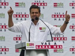 El pasado proceso electoral de 2012, el político tabasqueño fue coordinador estatal de la campaña del candidato Enrique Peña Nieto. ARCHIVO /