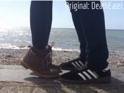 La escena parece perfecta: la tarde en una playa y dos enamorados besándose... ESPECIAL /