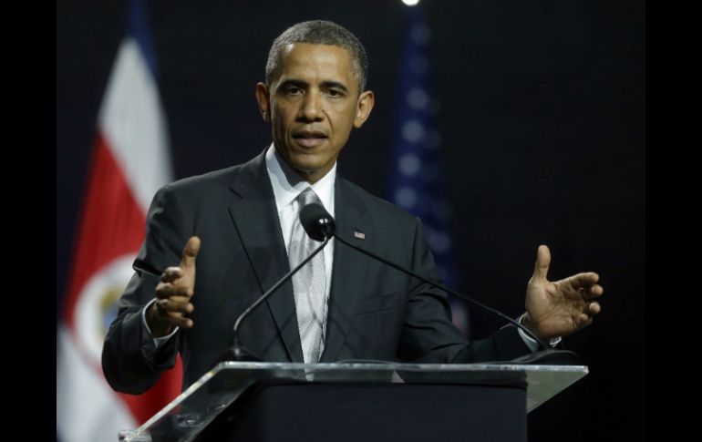 Barack Obama asegura que EU también está sufriendo los efectos del tráfico de droga. AP /