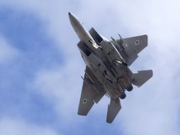 Aviones de combate israelíes atacan en territorio sirio un cargamento de misiles destinado al movimiento chiita libanés Hezbollah. EFE /