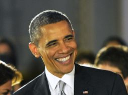 El presidente estadounidense, Barack Obama se muestra satisfecho por su visita a México. AFP /