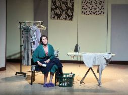 Presentación de ''Una mujer sola'', en el Teatro Vivian Blumenthal. ARCHIVO /
