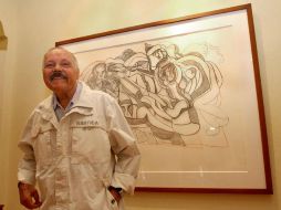 La hija de José Luis Cuevas reveló que desde el 7 de abril desconoce el estado de salud de su padre. ARCHIVO /