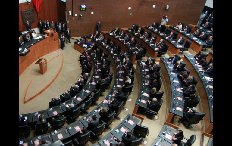 El Senado establece senadores del PAN, PRI y PRD para conformar la comisión. ARCHIVO /