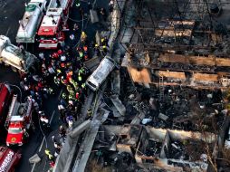 La pipa de gas que explota en la comunidad de San Pedro Xalostoc provoca al menos 20 muertos y 36 heridos. SUN /