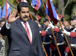 Nicolás Maduro inició su gira en Uruguay, ahora se encuentra en Argentina. ARCHIVO /