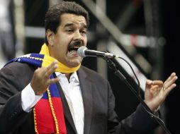 Nicolas Maduro declara que es ''el primer presidente chavista y obrero y el segundo presidente peronista y kirchnerista de Venezuela''. EFE /