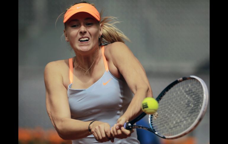 En una hora y 42 minutos, Maria vence a su rival. AP /