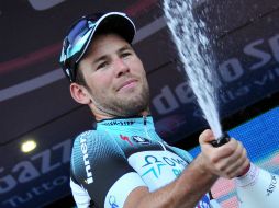 Cavendish aún no logra colarse en el ''Top 10'' dentro del Giro. AP /