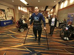 Los dispositivos podrían prevenir úlceras causadas por la presión de estar sentado demasiado tiempo en una silla de ruedas. AP /