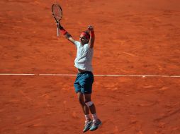 El español Rafael Nadal celebra su victoria. AP /