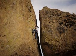 El área rocosa ha sido aprovechada para practicar actividades de ecoturismo y de aventura. ARCHIVO /