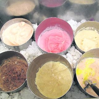 Para el calor... nieve de garrafa