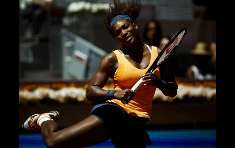 El medio centenar de títulos llegó para Serena en la capital española. EFE /