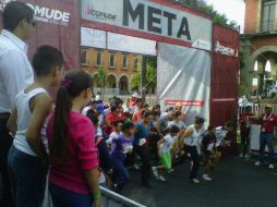 Los habitantes de la ciudad tuvieron la oportunidad de competir. ESPECIAL /