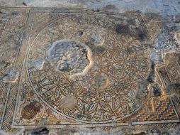 La belleza del mosaico hace suponer que significó un gasto enorme para la época. EFE /