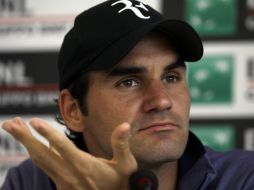 Roger Federer paga su salida temprana del último Masters en España. AP /