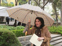 Una ligera lluvia  se registra esta mañana en diversas zonas de la Ciudad de México. ARCHIVO /