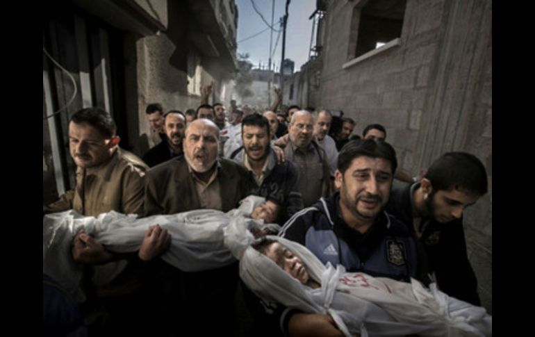 La fotografía de Paul Hansen sobre la tragedia palestina. AFP /