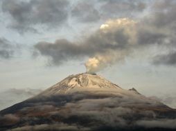El 'Popo' registra evento explosivo. AFP /