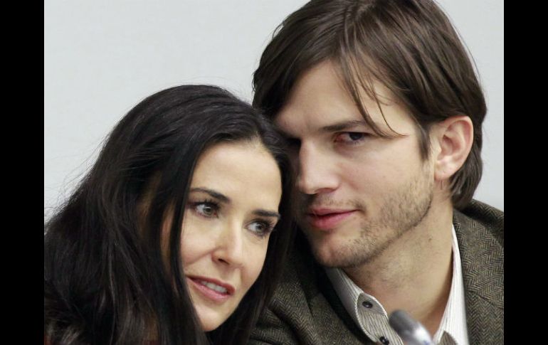 Moore y Kutcher todavía no llegan a un acuerdo para su divorcio. ARCHIVO /