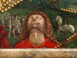 El fresco, pintado entre 1492 y 1495 presenta enigmáticas figuras que podrían tratarse de aborígenes americanos. EFE /