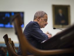Eric Holder comparece ante el Comité Judicial de la Cámara de Representantes sobre los últimos escándalos de espionaje. EFE /
