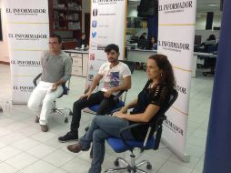 Actores y el director de la cinta visitan EL INFORMADOR. ESPECIAL /