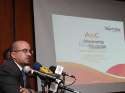 El presidente municipal informa que el programa para personas analfabetas durará de seis a nueve meses. ESPECIAL /