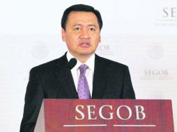 Miguel Ángel Osorio, habla de nueva estrategia de seguridad de Michoacán, una de las entidades más sacudidas por la violencia. NTX /