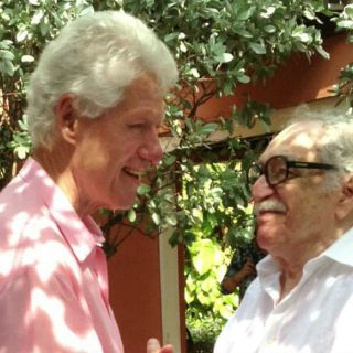 Gabo ya no luce joven como antes, pero sus ojos brillan: Clinton
