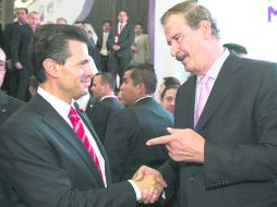 El expresidente Vicene Fox, asisitió a la Conferencia Anual de Municipios 2013 en León, Guanajuato. NTX /