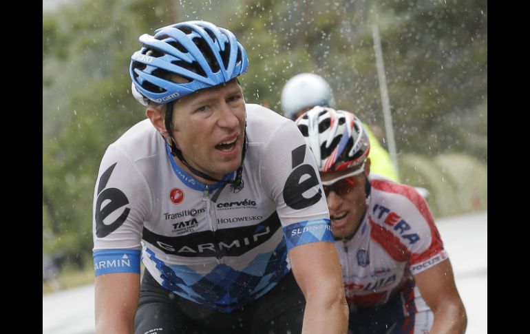 Los miembros del equipo de Ryder Hesjedal le han brindado su apoyo. ARCHIVO /