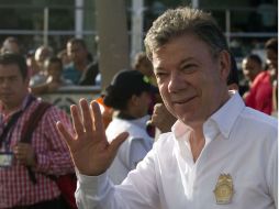 Santos es elegido presidente para el periodo 2010-2014. ARCHIVO /