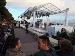 Vista general del set de televisión del programa ''Le Grand Journal'', de Canal Plus. EFE /