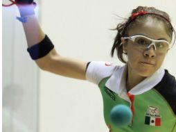 La mexicana avanza a cuartos de final del torneo profesional de racquetbol. ARCHIVO /