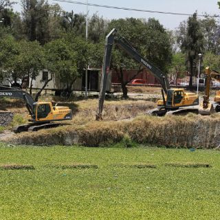 Registran 60% de avance en obras de desazolve en Guadalajara