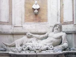 Marforio. Esta estatua fue objeto de una restauración reciente. ESPECIAL /