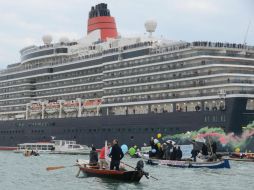 El accidente en el puerto de Génova o el trágico caso del 'Costa Concordia', han reavivado las reivindicaciones de muchos venecianos. ARCHIVO /